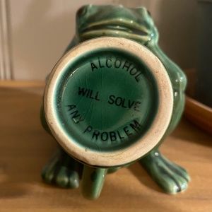 COPY - Wierd 1960'S Frog Penis Shot Glass Holder Two Pieces